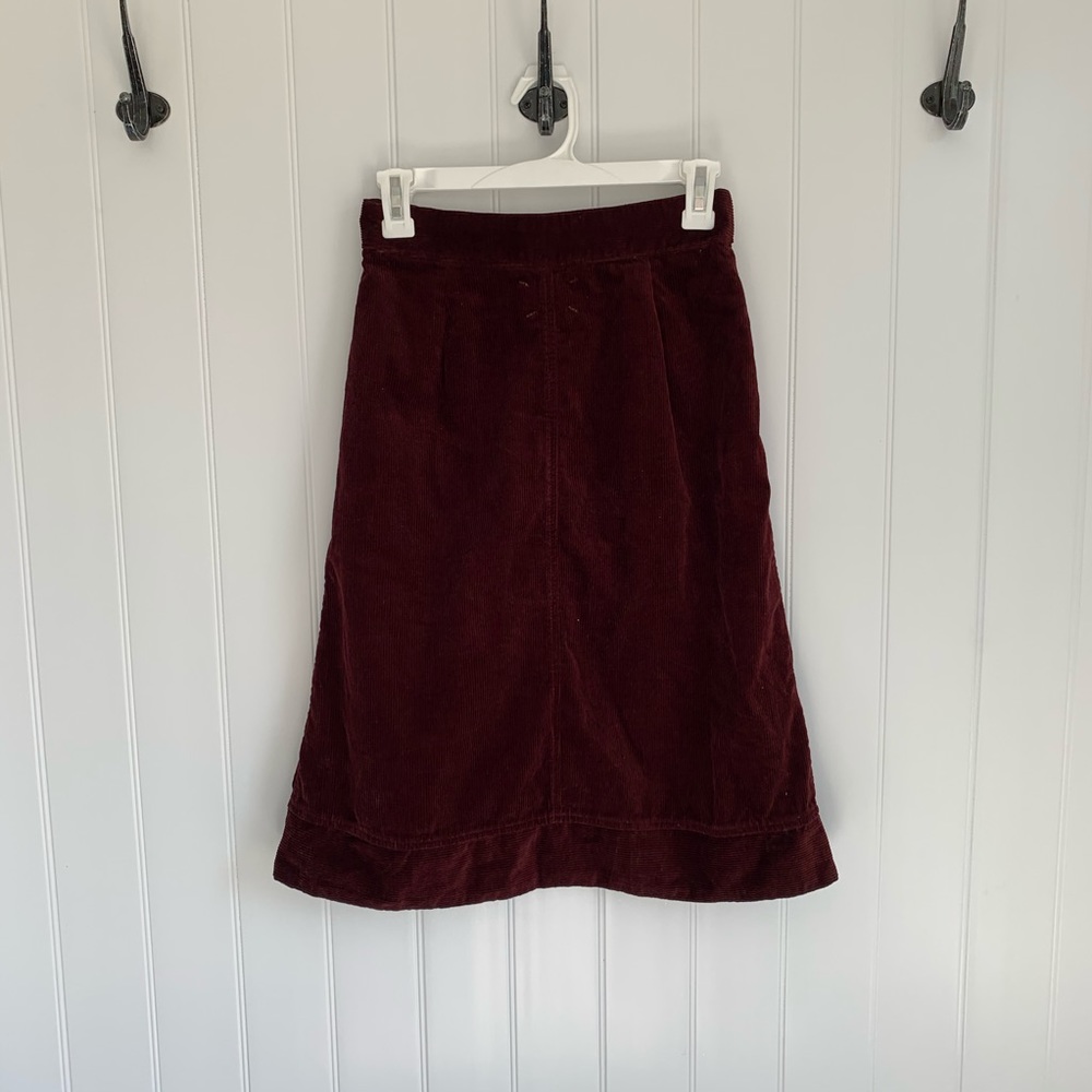 Anthro Holding Horses Button Front Cord Skirt - Picture 5 of 6
